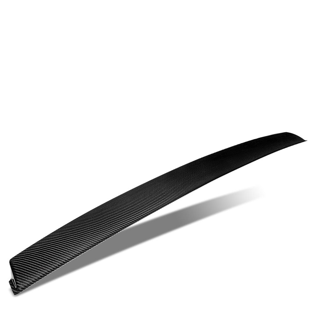 Black Carbon Fiber Rear Window Roof Spoiler 15-22 Charger LD Facelift BFC-RESPL-7502-RCF