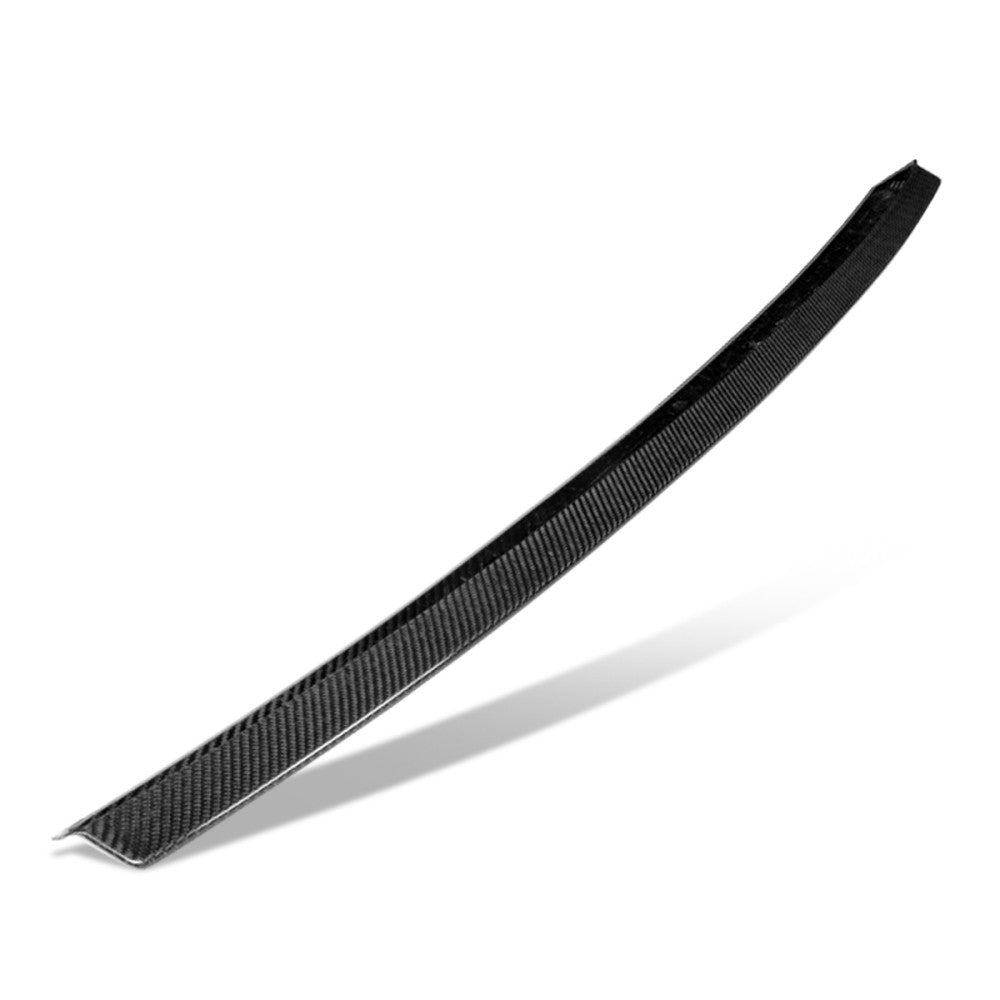 Black Carbon Fiber Rear Window Roof Spoiler 15-22 Charger LD Facelift BFC-RESPL-7502-RCF