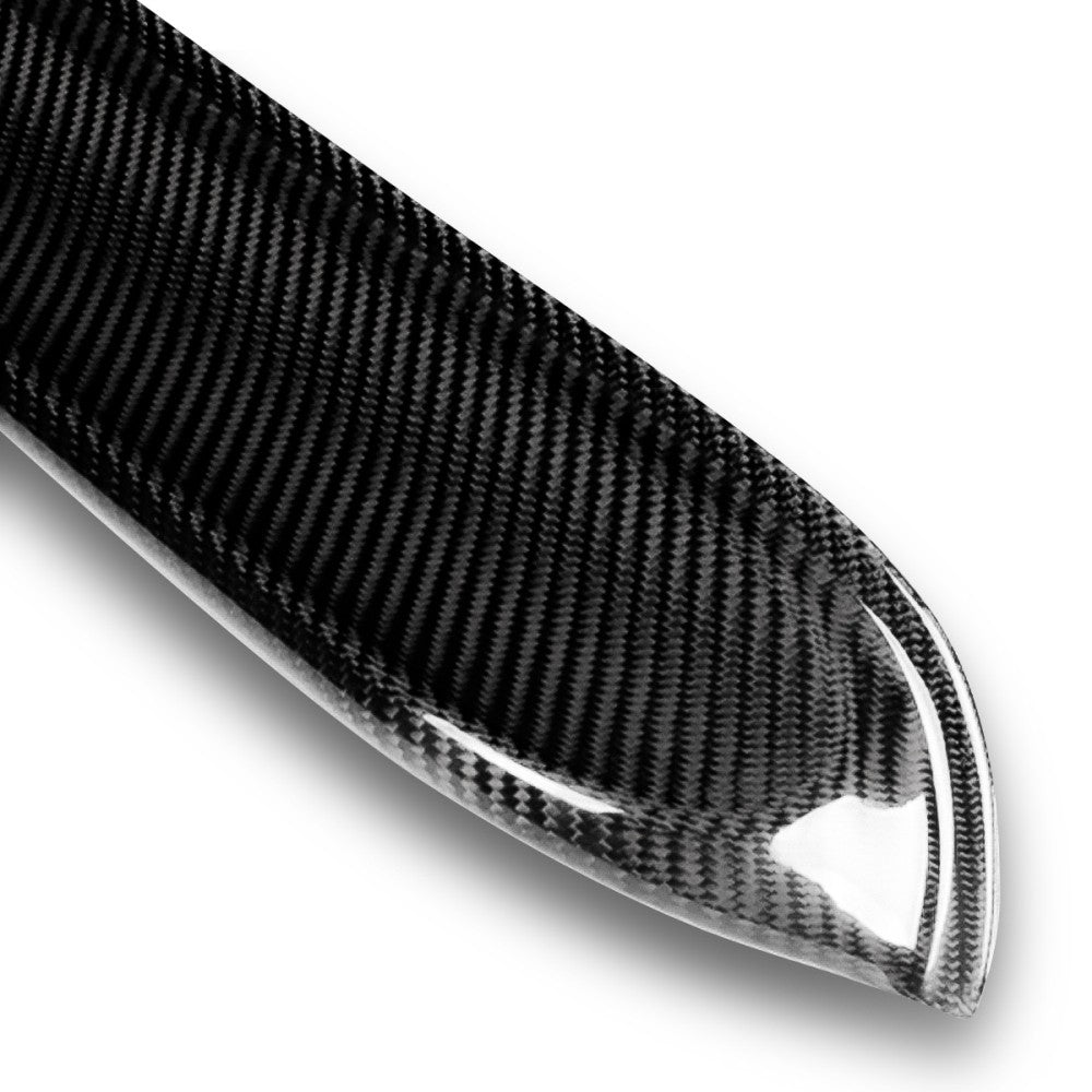 Black Carbon Fiber Rear Window Roof Spoiler 15-22 Dodge Challenger BFC-RESPL-7503-CF