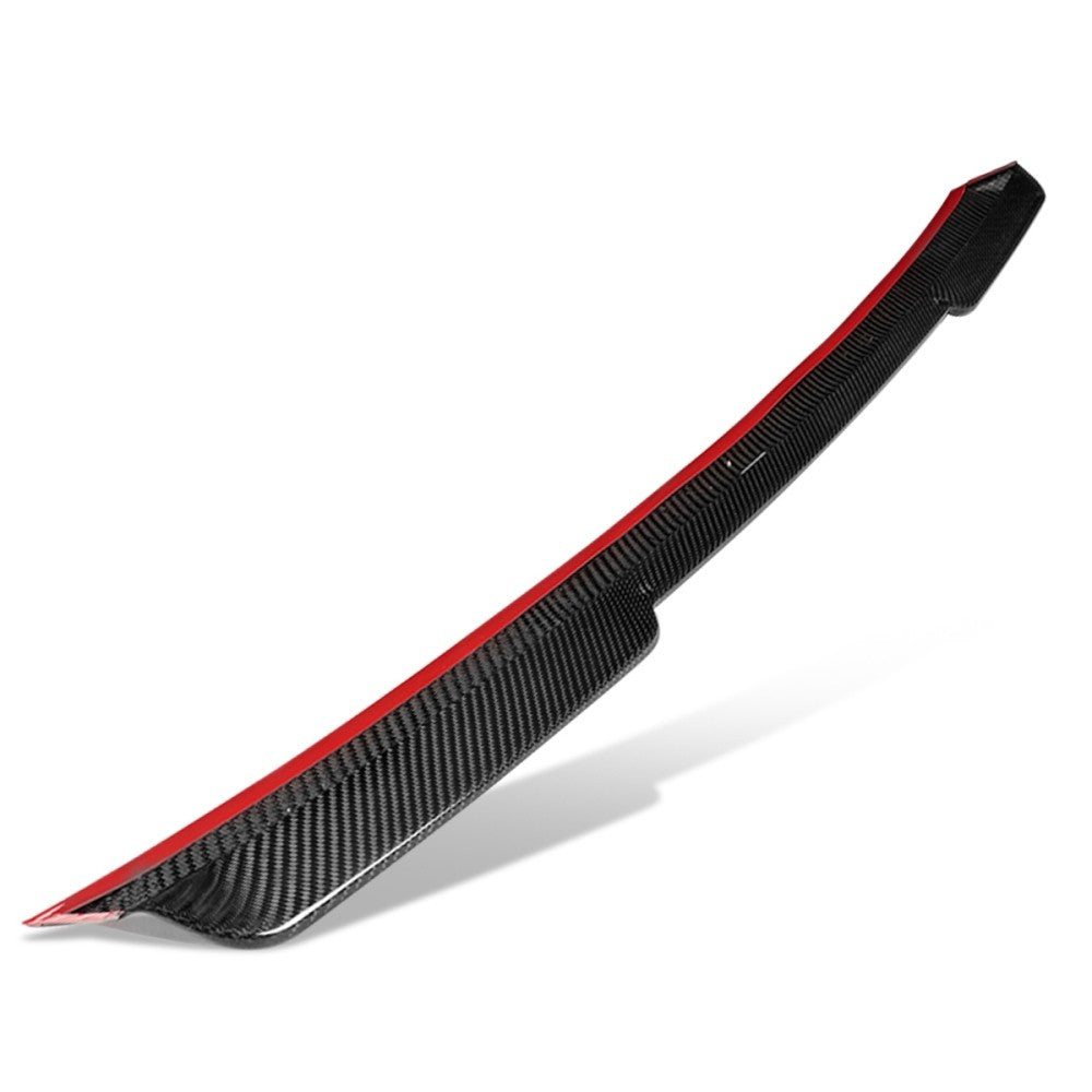 Black Carbon Fiber Rear Window Roof Spoiler 11-14 Dodge Charger LD BFC-RESPL-7506-CF