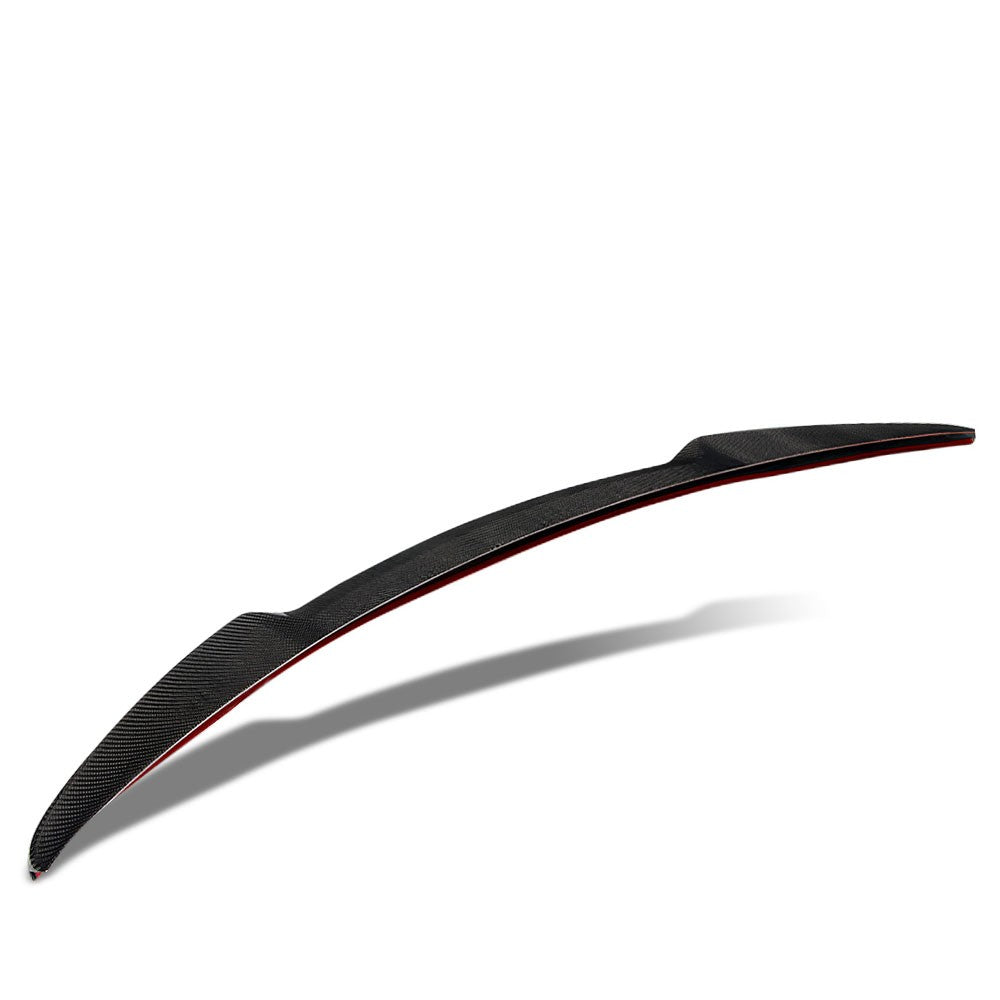 Black Carbon Fiber Rear Trunk Lid Spoiler 15-20 BMW M4 F82 Coupe BFC-RESPL-6115-CF