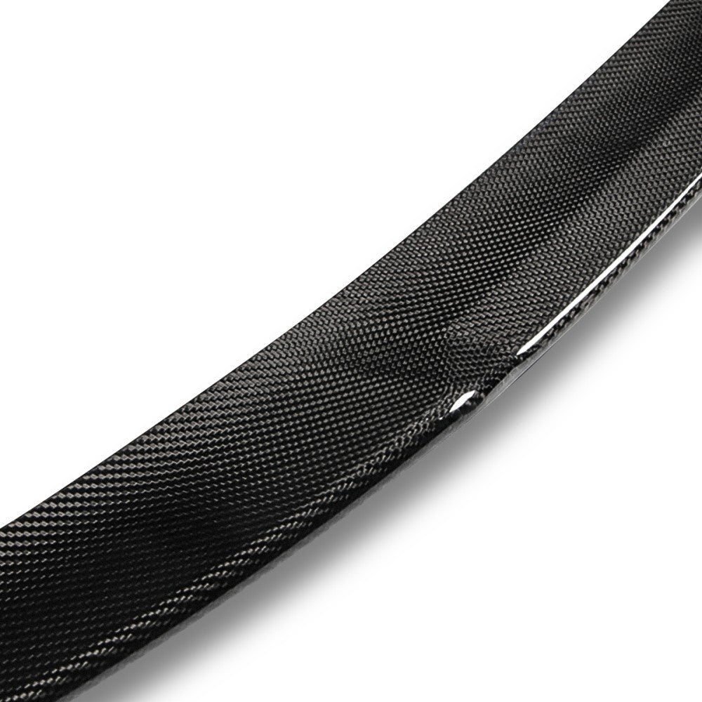 Black Carbon Fiber Rear Trunk Lid Spoiler 12-19 BMW 3-Series F30/F80 BFC-RESPL-6147-CF