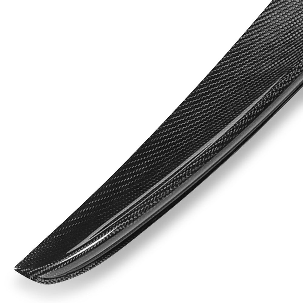 Black Carbon Fiber Rear Trunk Lid Spoiler 15-19 BMW X6 F15 BFC-RESPL-6150-CF