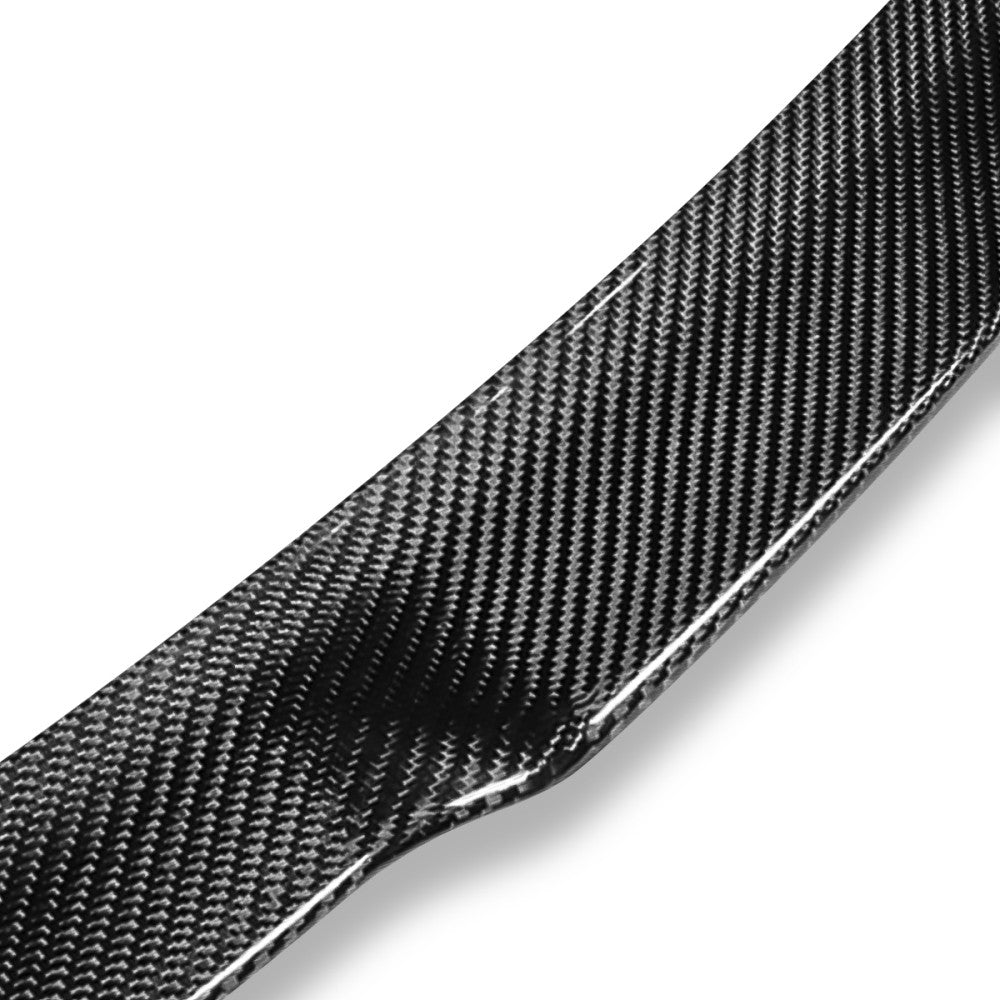 Black Carbon Fiber Rear Trunk Lid Spoiler 15-17 BMW X4 (F26) BFC-RESPL-6154-CF