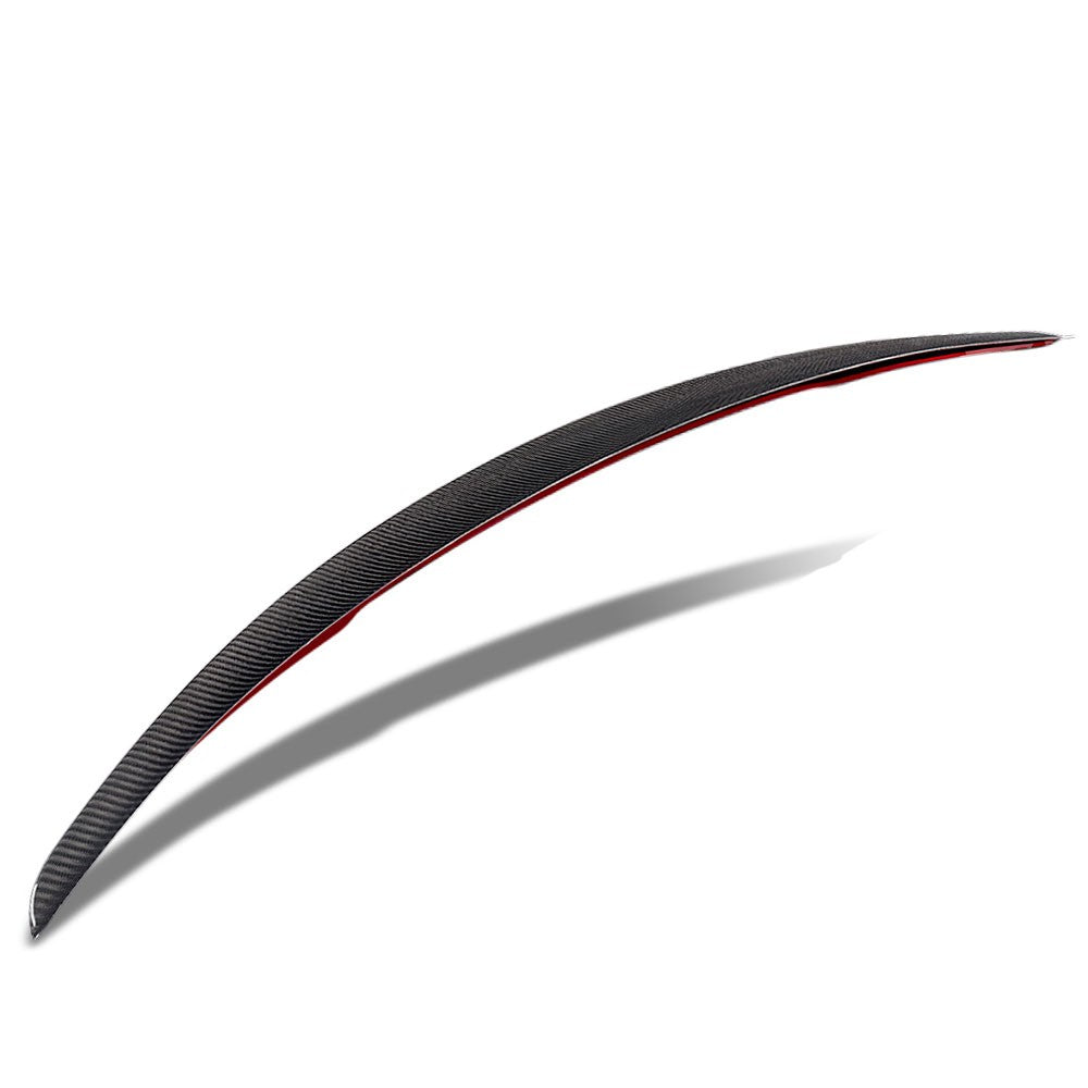 Black Carbon Fiber Rear Trunk Lid Spoiler 08-13 1-Series E82 Coupe BFC-RESPL-6156-CF