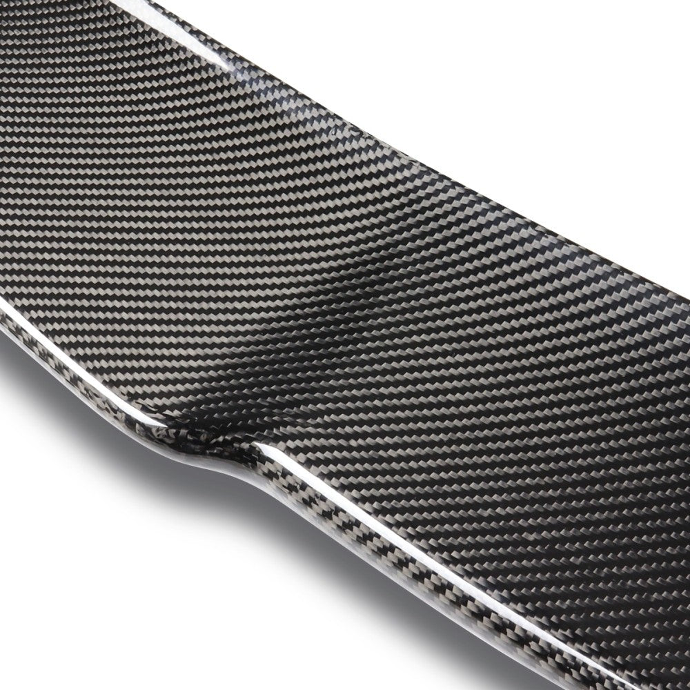 Black Carbon Fiber Rear Trunk Lid Spoiler 15-20 4-Series F36 GranCoupe BFC-RESPL-6163-CF