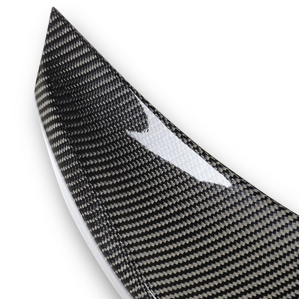 Black Carbon Fiber Rear Trunk Lid Spoiler 19+ BMW 3-Series G20 Sedan BFC-RESPL-6167-CF