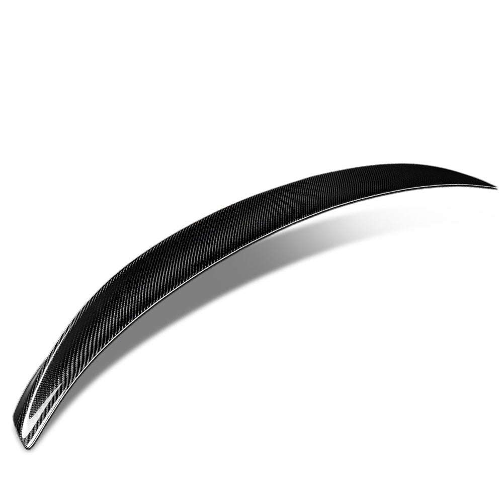 Black Carbon Fiber Rear Trunk Lid Spoiler 10-16 5-Series F10 Sedan BFC-RESPL-6168-CF