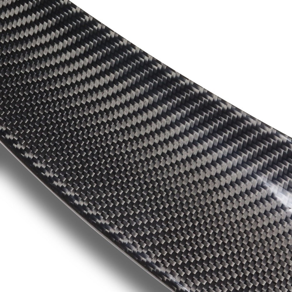 Black Carbon Fiber Rear Trunk Lid Spoiler 10-16 5-Series F10 Sedan BFC-RESPL-6168-CF
