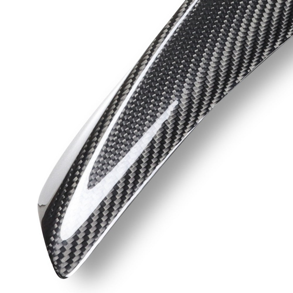 Black Carbon Fiber Rear Trunk Lid Spoiler 10-16 5-Series F10 Sedan BFC-RESPL-6168-CF