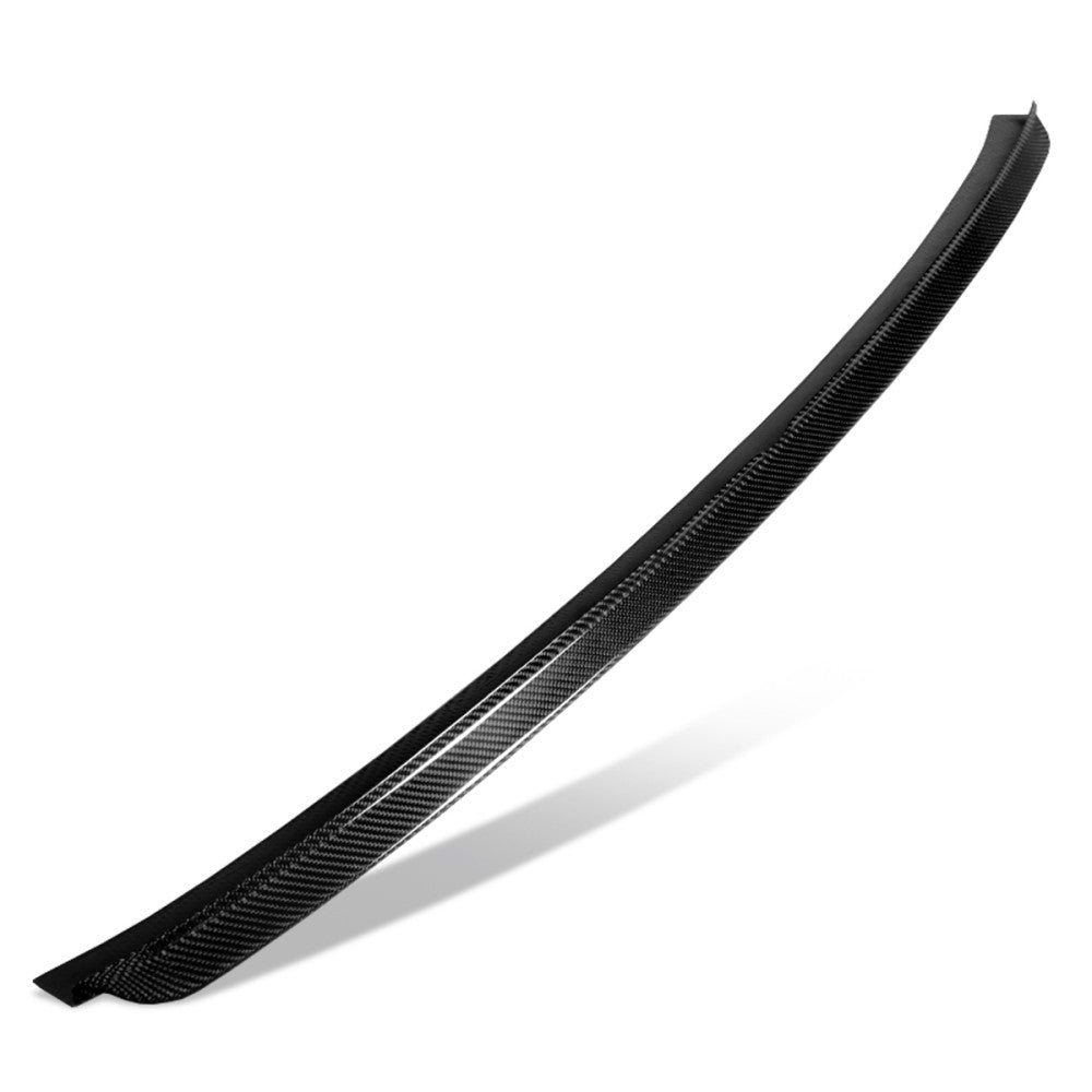 Black Carbon Fiber Rear Trunk Lid Spoiler 99-06 3-Series E46 Sedan BFC-RESPL-6174-CF