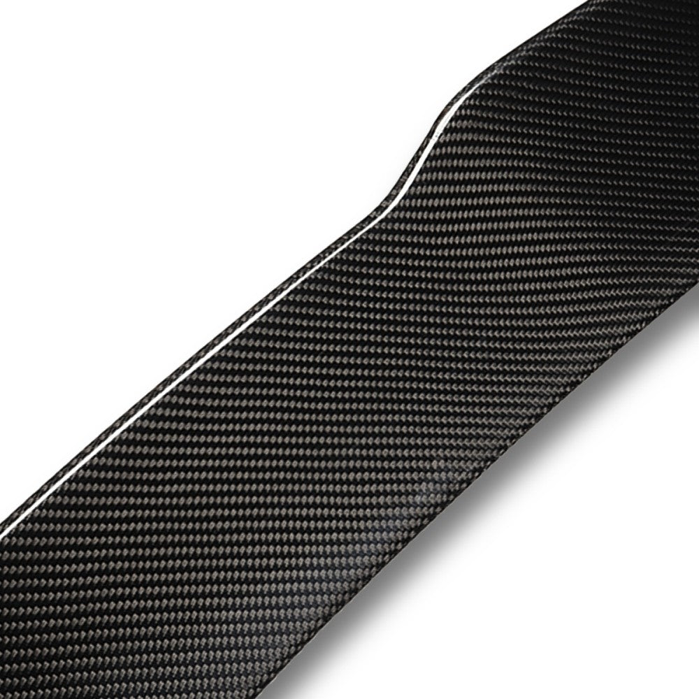 Black Carbon Fiber Rear Trunk Lid Spoiler 04-10 5-Series E60 Sedan BFC-RESPL-6175-CF