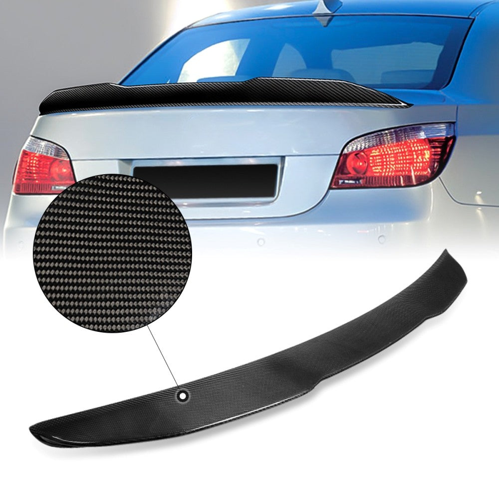 Trunk & Roof Spoiler Compatible With 2004-2010 BMW E60 5-Series