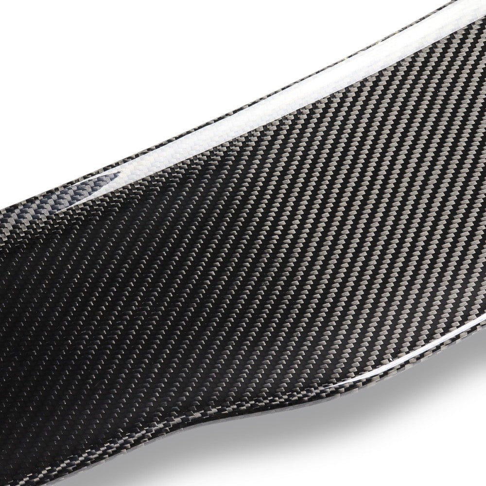 Black Carbon Fiber Rear Trunk Lid Spoiler 10-16 5-Series F10 Sedan BFC-RESPL-6176-CF