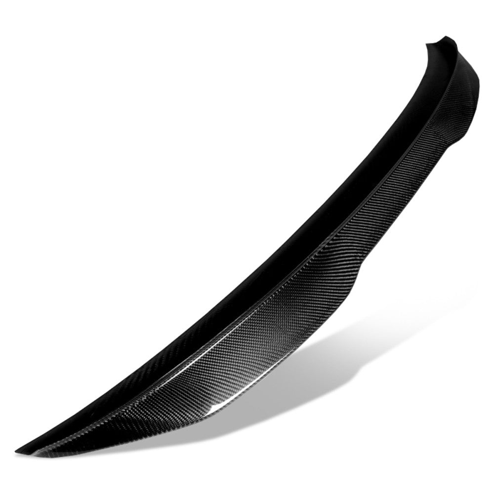 Black Carbon Fiber Rear Trunk Lid Spoiler 10-16 5-Series F10 Sedan BFC-RESPL-6176-CF