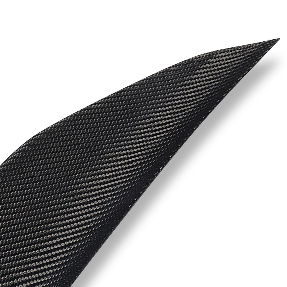 Black Carbon Fiber Rear Trunk Lid Spoiler 07-11 3-Series Convertible BFC-RESPL-6177-CF