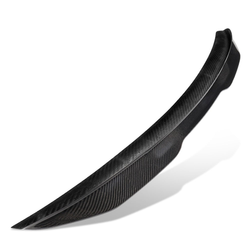 Black Carbon Fiber Rear Trunk Lid Spoiler 07-11 3-Series Convertible BFC-RESPL-6177-CF