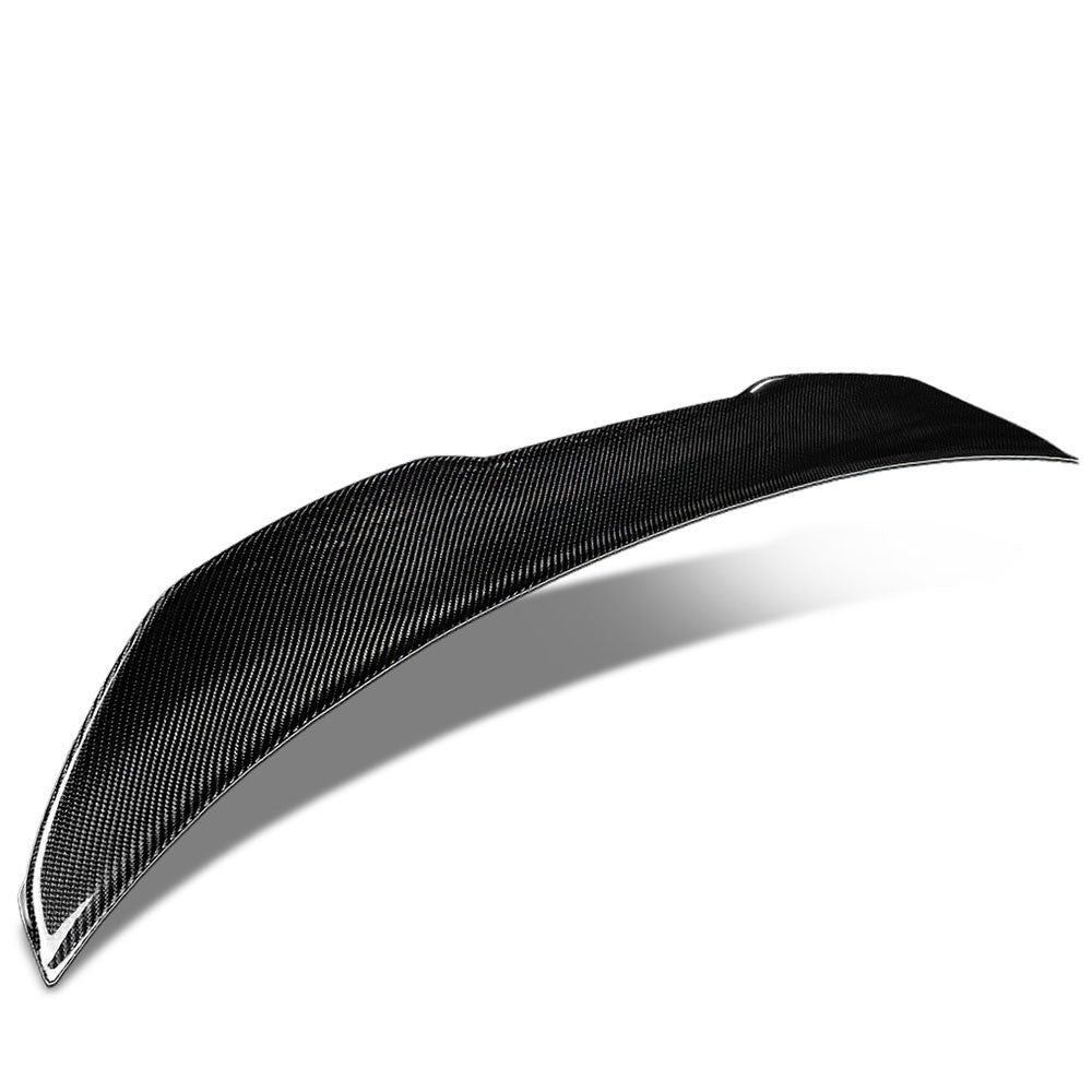 Black Carbon Fiber Rear Trunk Lid Spoiler 14-21 2-Series F22 Coupe BFC-RESPL-6182-CF