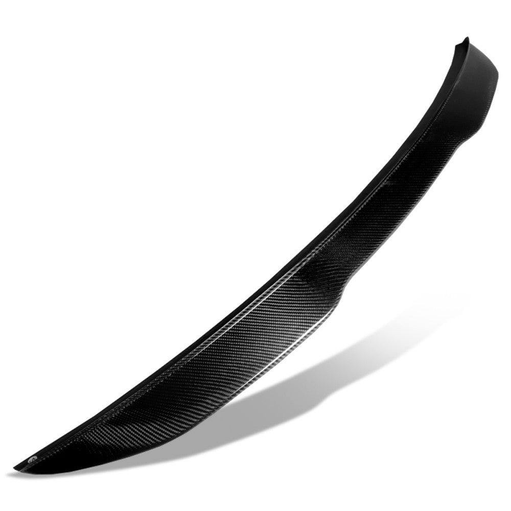 Black Carbon Fiber Rear Trunk Lid Spoiler 14-21 2-Series F22 Coupe BFC-RESPL-6182-CF