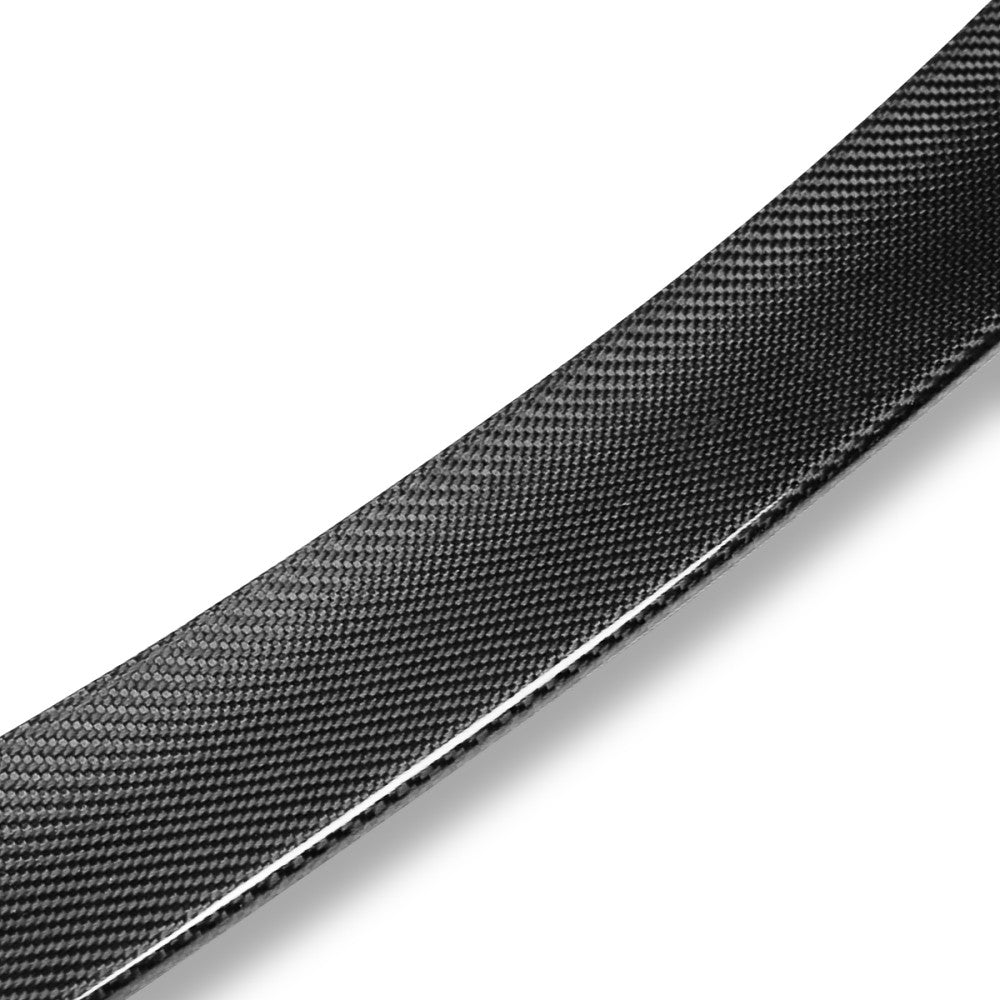 Black Carbon Fiber Rear Trunk Lid Spoiler P2 Style 08-14 BMW X6 E71 BFC-RESPL-6186-CF