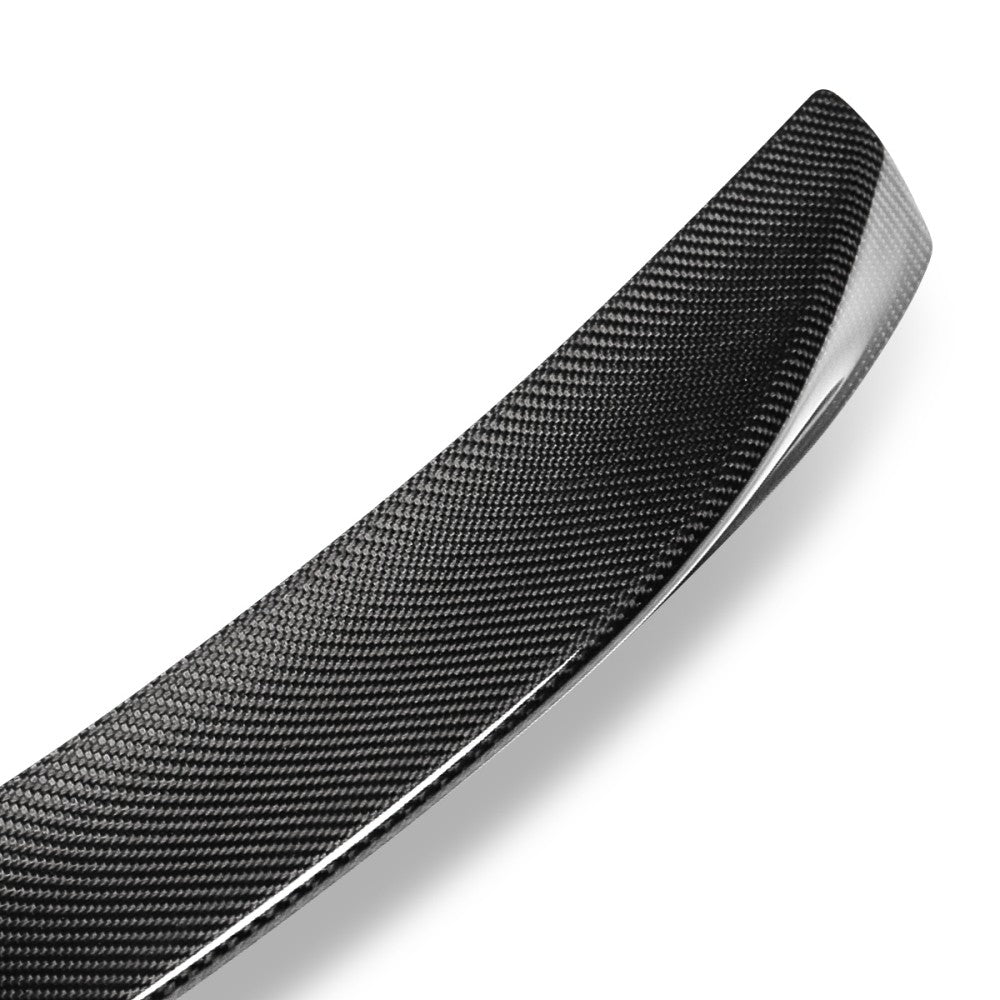 Black Carbon Fiber Rear Trunk Lid Spoiler P2 Style 08-14 BMW X6 E71 BFC-RESPL-6186-CF