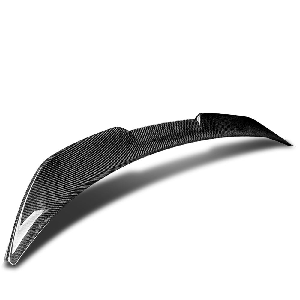 Black Carbon Fiber Rear Trunk Lid Spoiler 20+ 4-Series F44 GranCoupe BFC-RESPL-6187-CF
