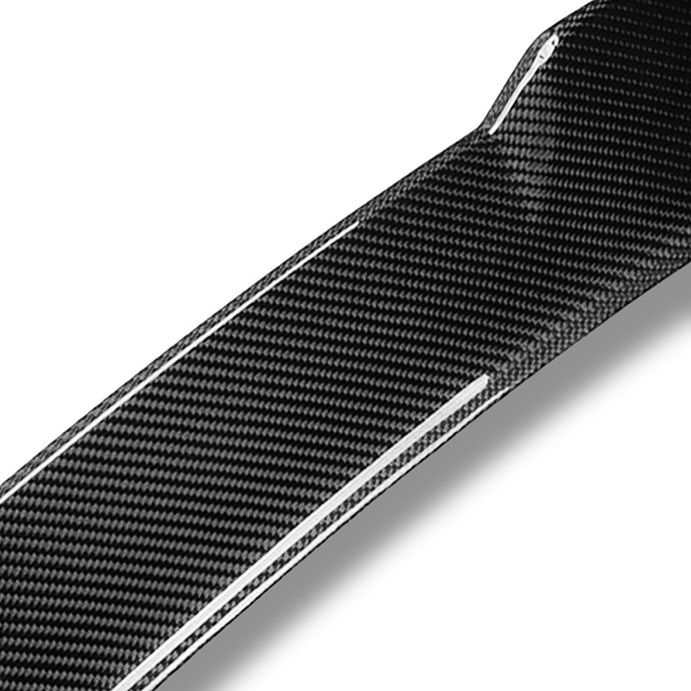 Black Carbon Fiber Rear Trunk Lid Spoiler 20+ 4-Series F44 GranCoupe BFC-RESPL-6187-CF