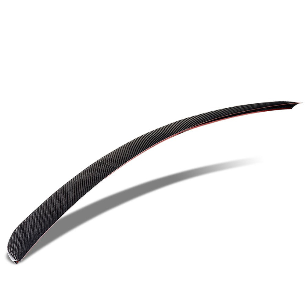 Black Carbon Fiber Rear Trunk Lid Spoiler 08-14 C-Class W204 Sedan BFC-RESPL-6214-CF