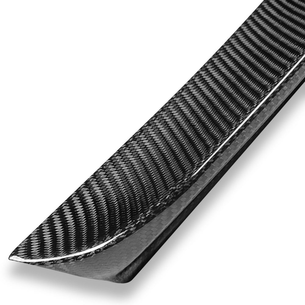 Black Carbon Fiber Rear Trunk Lid Spoiler 08-14 C-Class W204 Sedan BFC-RESPL-6214-CF