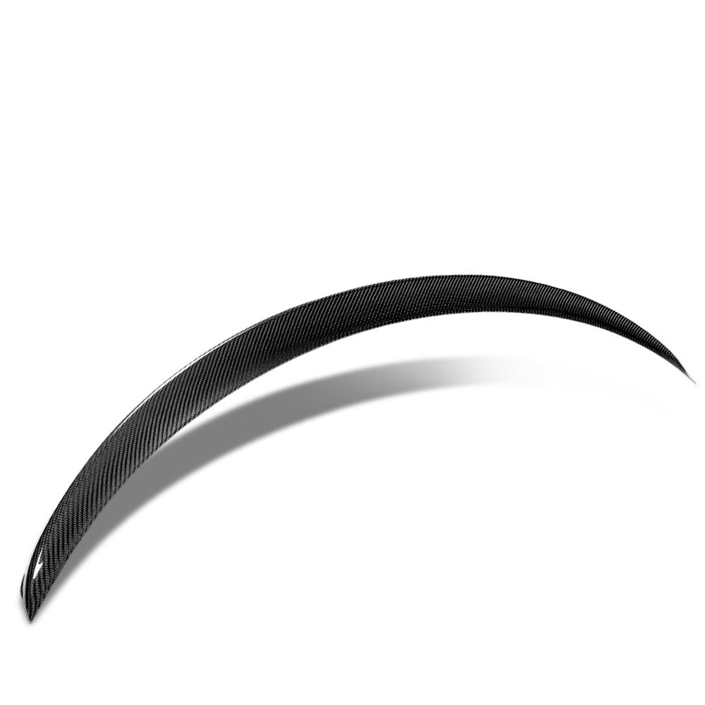 Black Carbon Fiber Rear Trunk Lid Spoiler 13-19 CLA-Class C117 Sedan BFC-RESPL-6215-CF