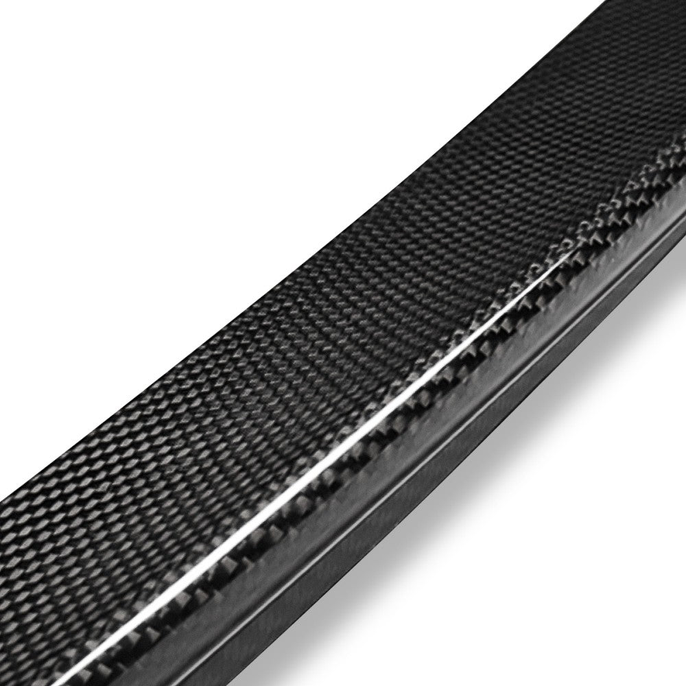 Black Carbon Fiber Rear Trunk Lid Spoiler 15-21 C-Class W205 Sedan BFC-RESPL-6216-CF