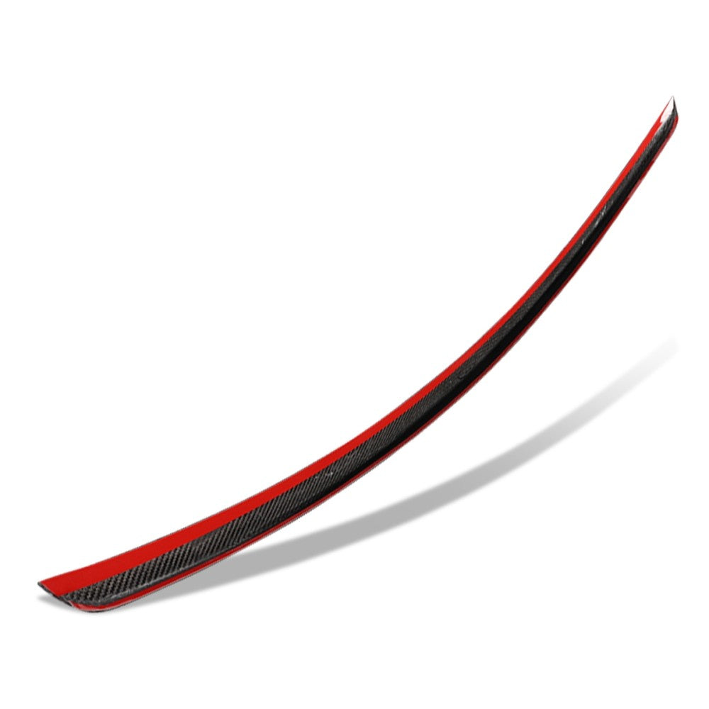 Black Carbon Fiber Rear Trunk Lid Spoiler 15-21 C-Class W205 Sedan BFC-RESPL-6216-CF
