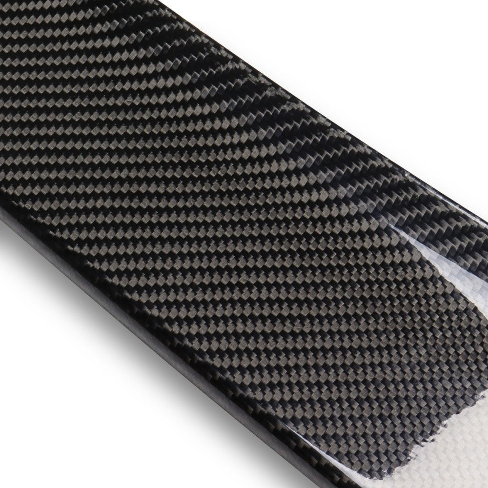 Black Carbon Fiber Rear Trunk Lid Spoiler 14-20 S-Class W222 Sedan BFC-RESPL-6218-CF