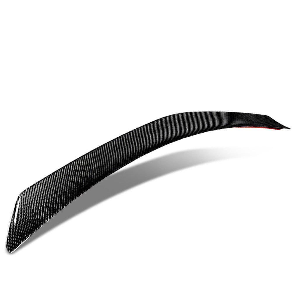 Black Carbon Fiber Rear Trunk Lid Spoiler 10-16 E-Class W212 Sedan BFC-RESPL-6219-CF