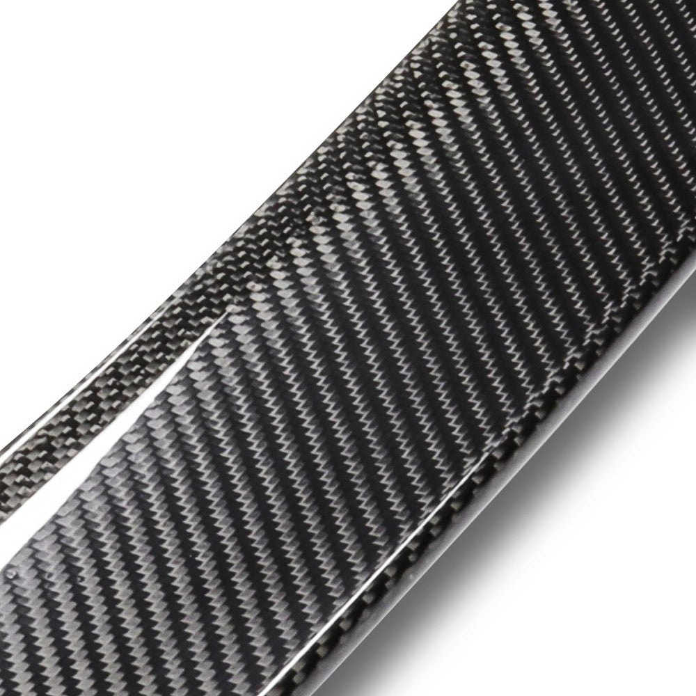 Black Carbon Fiber Rear Trunk Lid Spoiler 10-16 E-Class W212 Sedan BFC-RESPL-6219-CF