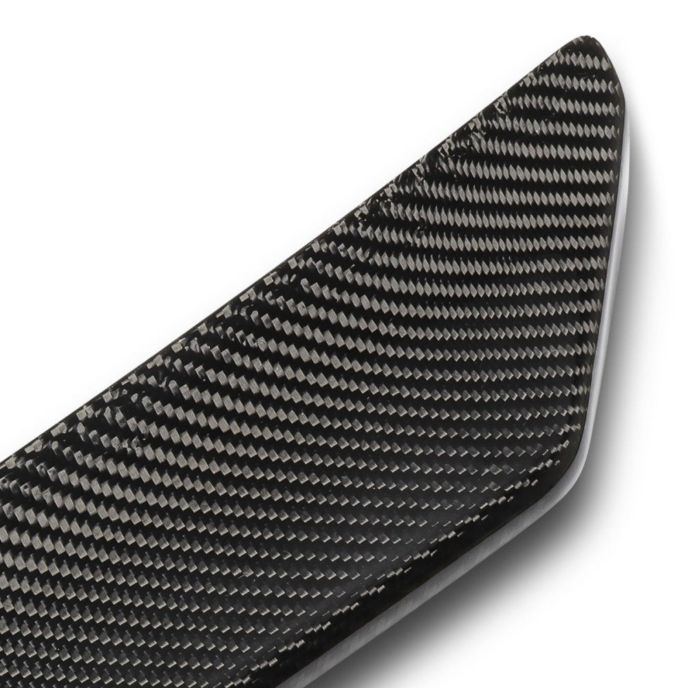 Black Carbon Fiber Rear Trunk Lid Spoiler 10-16 E-Class W212 Sedan BFC-RESPL-6219-CF