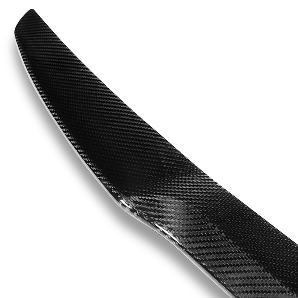 Black Carbon Fiber Rear Trunk Lid Spoiler 14-20 A3/RS3/S3 8V Sedan BFC-RESPL-6305-CF