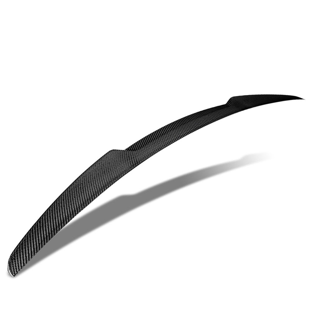 Black Carbon Fiber Rear Trunk Lid Spoiler 08-12 A4 PreFacelift B8 BFC-RESPL-6314-CF