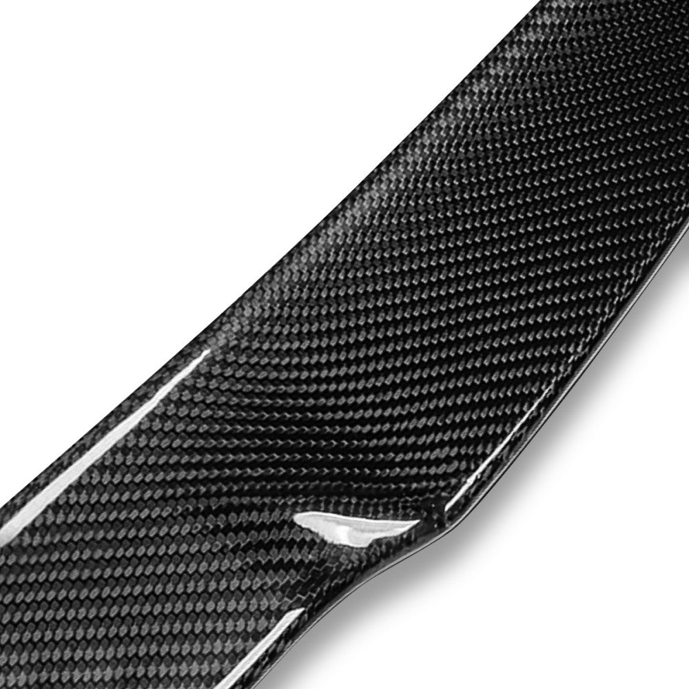 Black Carbon Fiber Rear Trunk Lid Spoiler 22+ Audi A3/RS3/S3 8Y Sedan BFC-RESPL-6319-CF