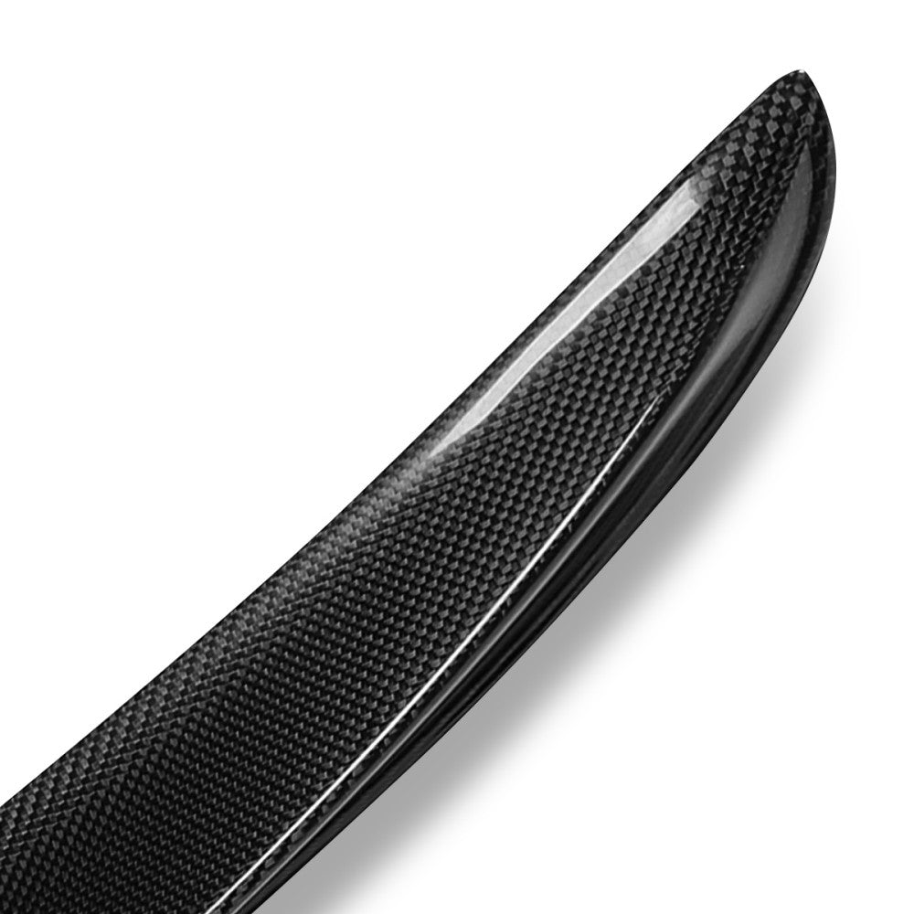 Black Carbon Fiber Rear Trunk Lid Spoiler 22+ Audi A3/RS3/S3 8Y Sedan BFC-RESPL-6319-CF