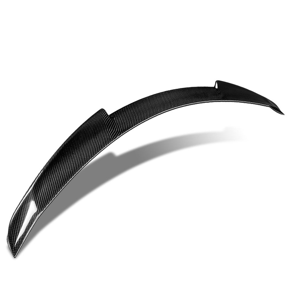 Black Carbon Fiber Rear Trunk Lid Spoiler V-Style 15-20 Acura TLX UB BFC-RESPL-6419-CF