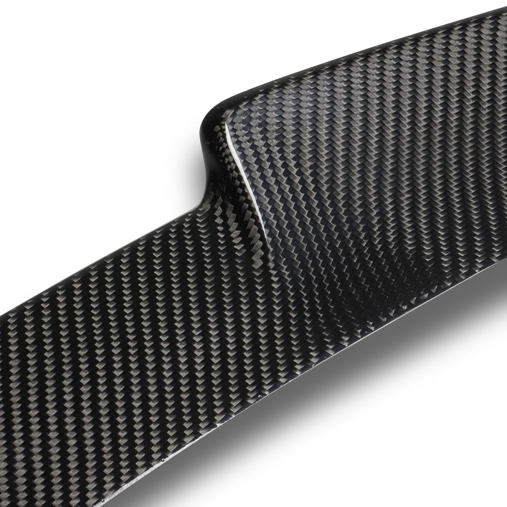Black Carbon Fiber Rear Trunk Lid Spoiler V-Style 15-20 Acura TLX UB BFC-RESPL-6419-CF