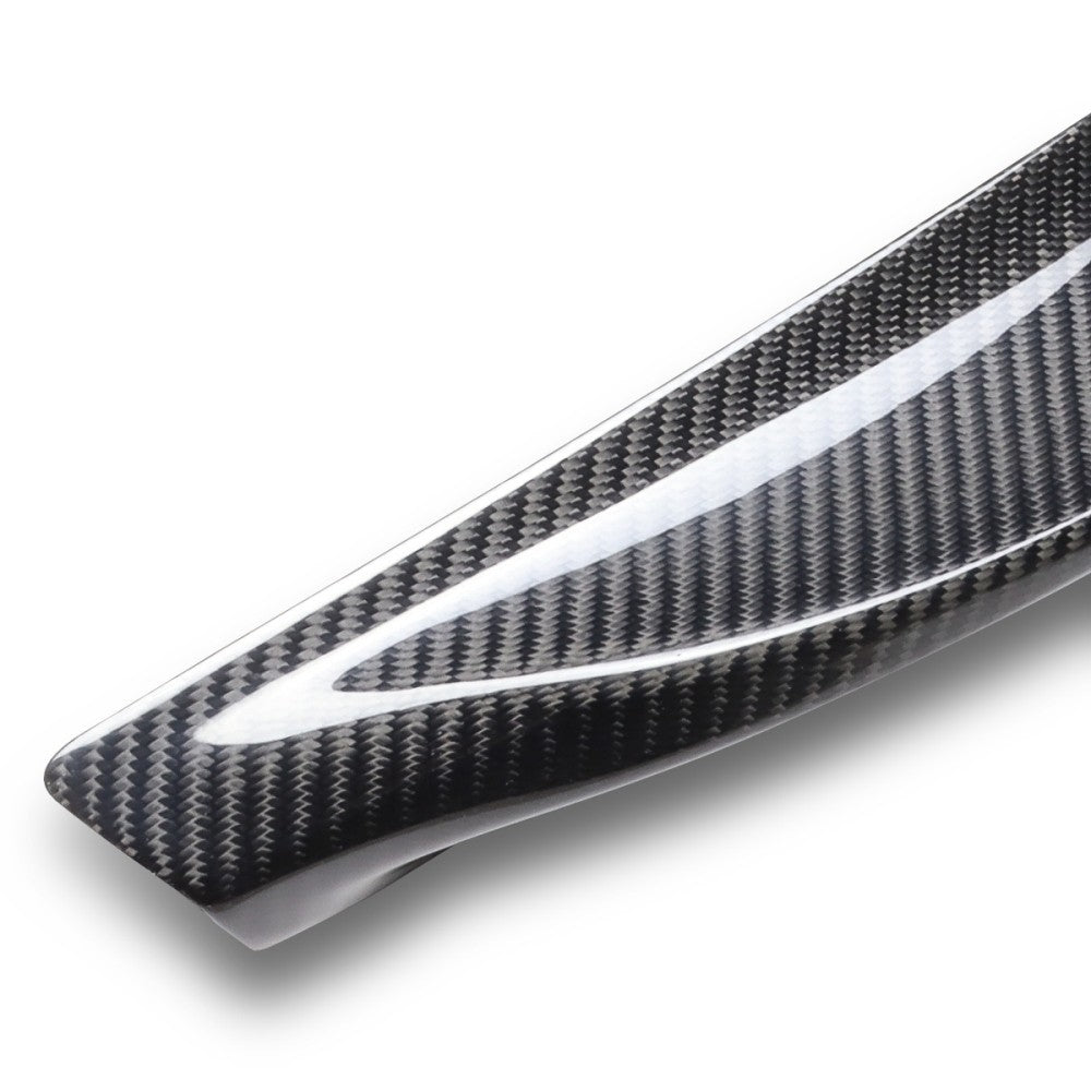 Black Carbon Fiber Rear Trunk Lid Spoiler 12-15 Honda Civic Sedan BFC-RESPL-6422-CF