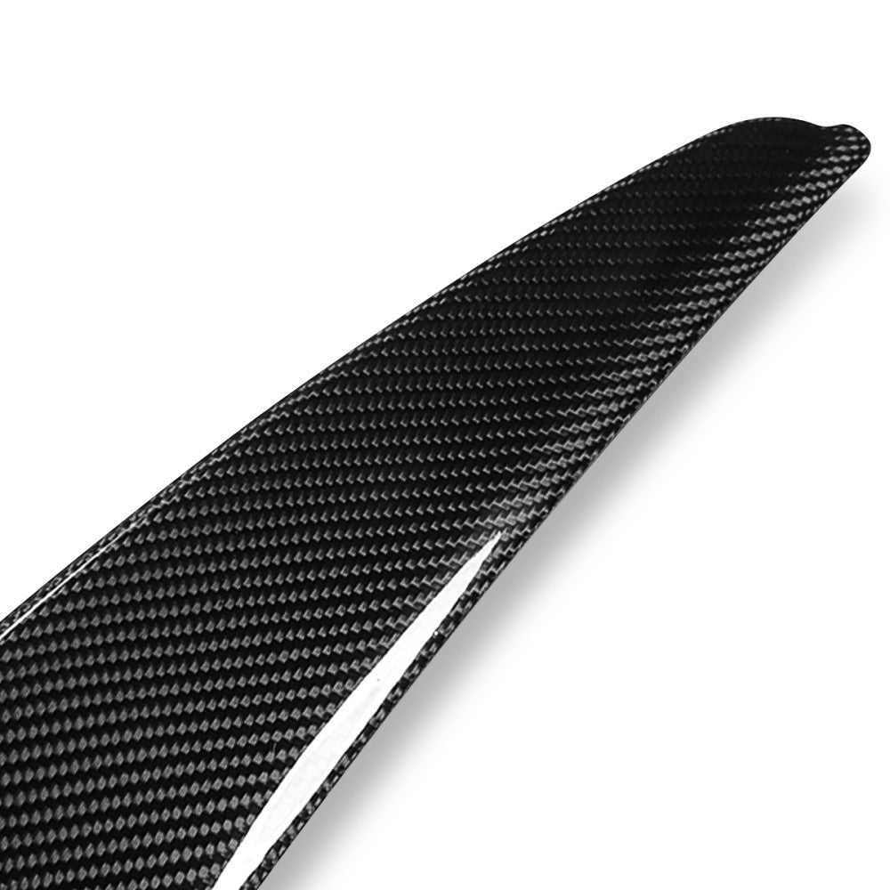 Black Carbon Fiber Rear Trunk Lid Spoiler 13-17 Honda Accord Coupe BFC-RESPL-6425-CF