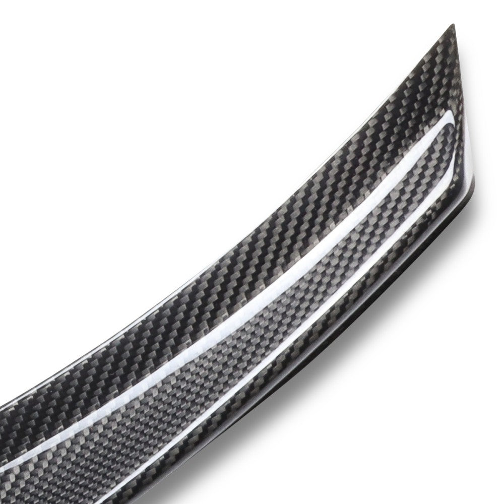 Black Carbon Fiber Rear Trunk Lid Spoiler 13-17 Honda Accord Sedan BFC-RESPL-6426-CF