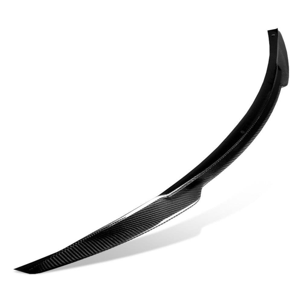 Black Carbon Fiber Rear Trunk Lid Spoiler V Style 17-22 Q60 Coupe V37 BFC-RESPL-6615-CF