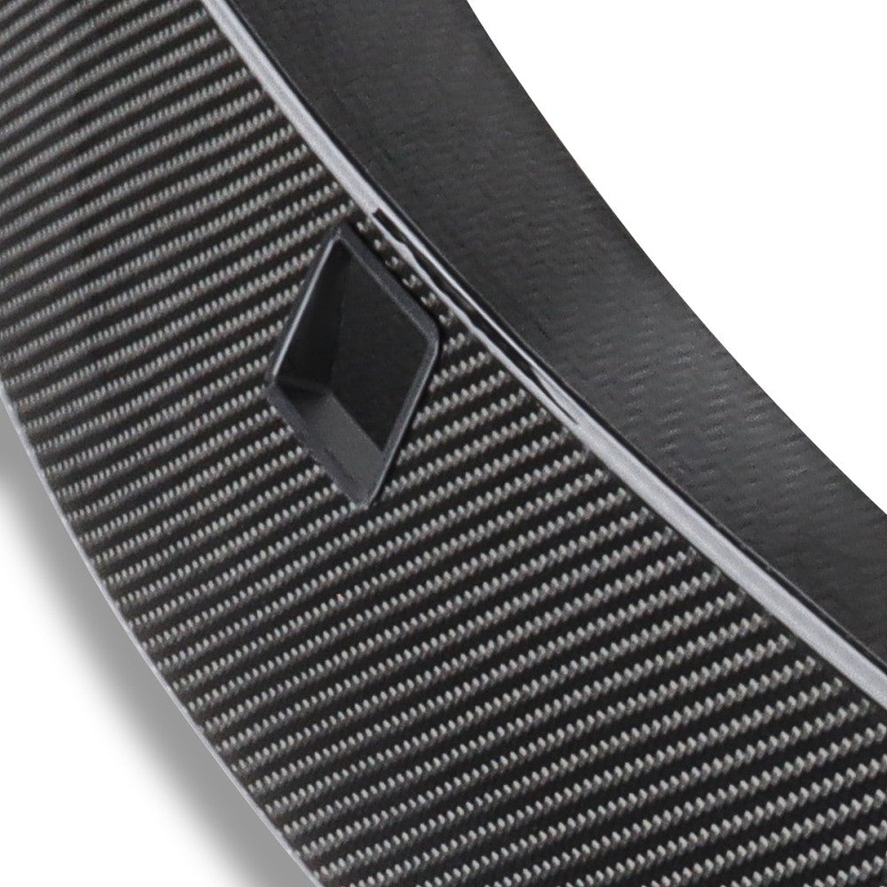 Black Carbon Fiber Rear Trunk Lid Spoiler 08-13 G37 Coupe V36 BFC-RESPL-6617-CF