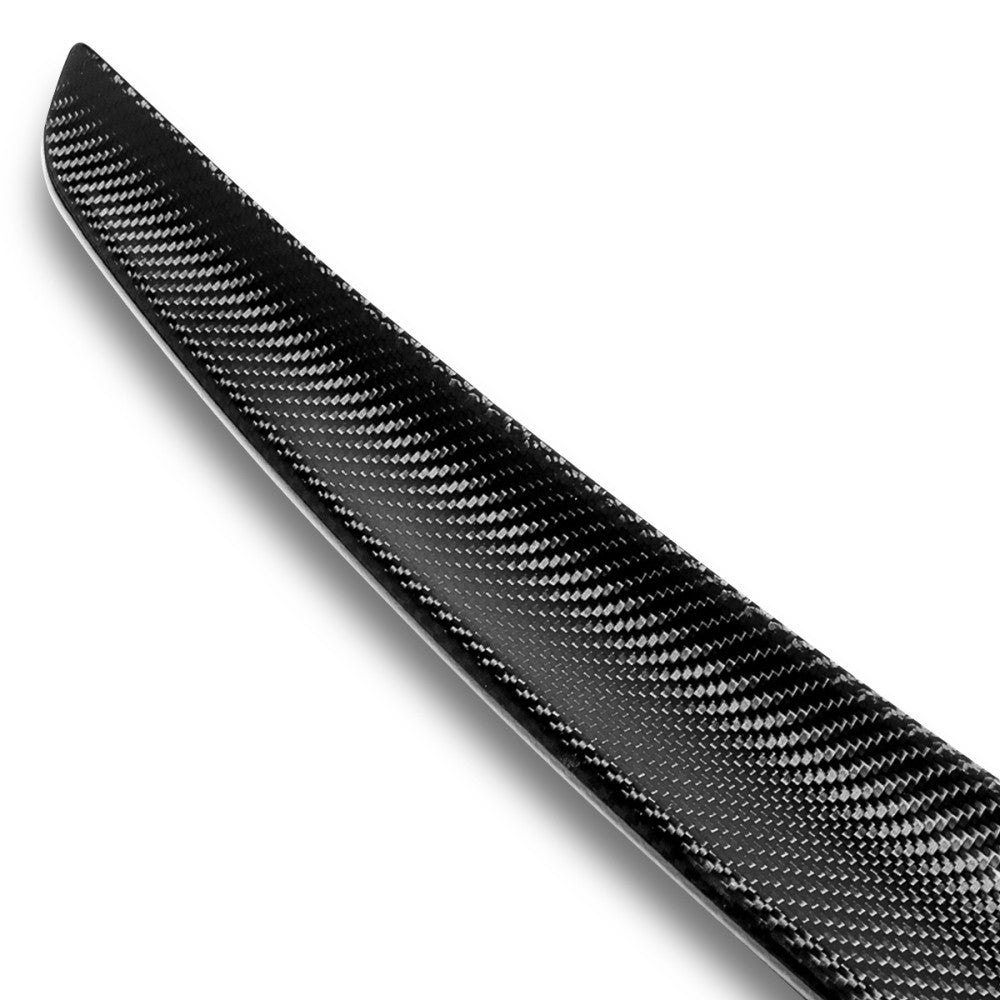 Black Carbon Fiber Rear Trunk Lid Spoiler 06-13 IS-Series XE20 Sedan BFC-RESPL-6618-CF