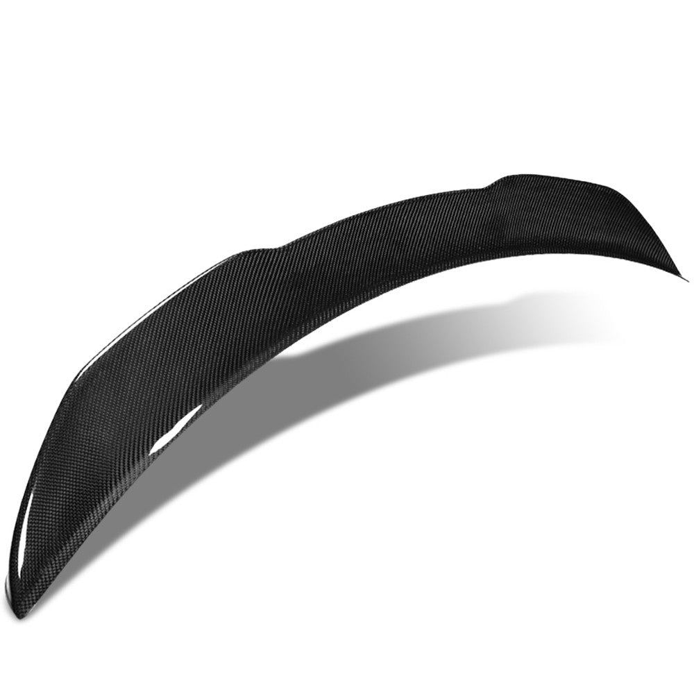 Black Carbon Fiber Rear Trunk Lid Spoiler PSM Style 14+ Q50 Sedan V37 BFC-RESPL-6637-CF