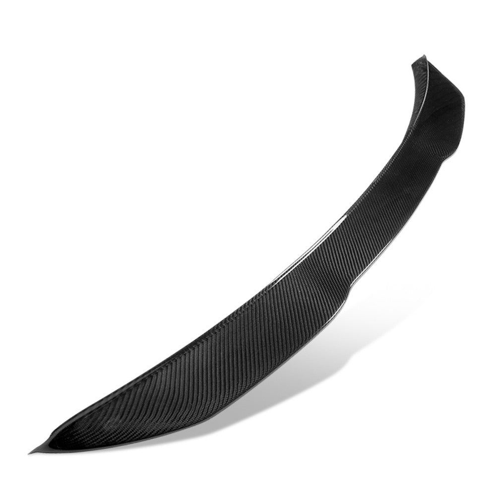 Black Carbon Fiber Rear Trunk Lid Spoiler PSM Style 14+ Q50 Sedan V37 BFC-RESPL-6637-CF